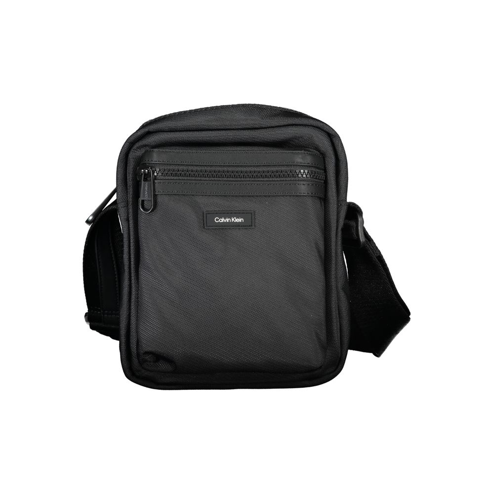 Bandolera de poliéster negra para hombre Calvin Klein