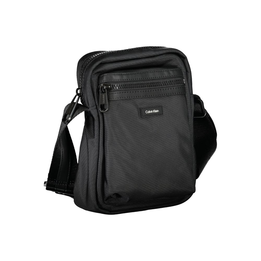 Bandolera de poliéster negra para hombre Calvin Klein