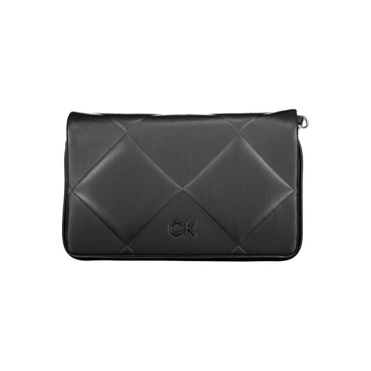 Bolso de mano Calvin Klein de poliuretano negro para mujer