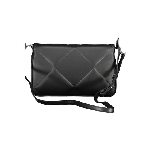 Bolso de mano Calvin Klein de poliuretano negro para mujer