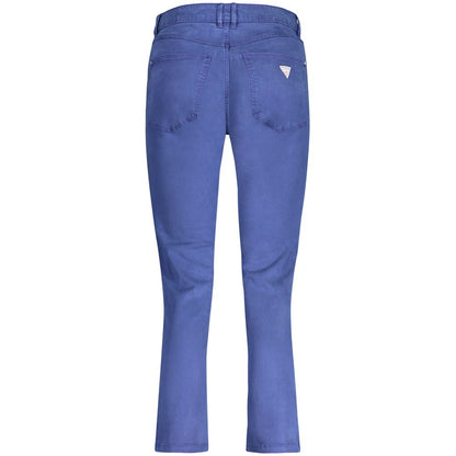 Guess Jeans Vaqueros ajustados de algodón azul para mujer