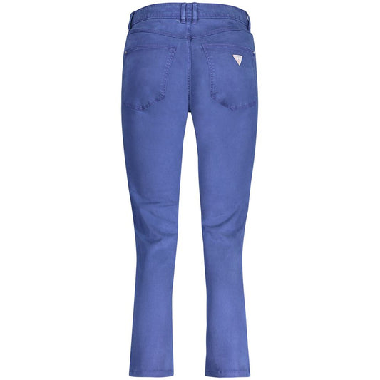 Guess Jeans Vaqueros ajustados de algodón azul para mujer
