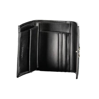 Cartera de mujer de poliuretano negro Calvin Klein