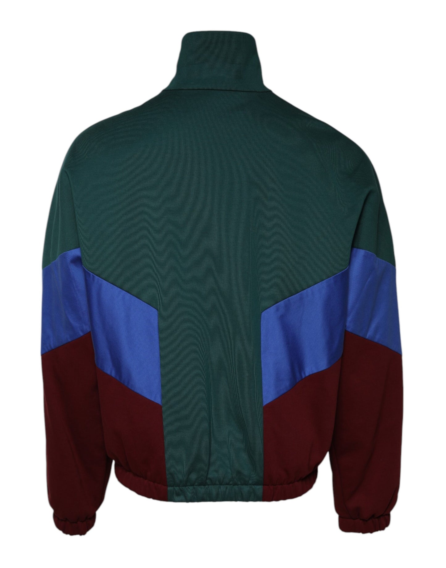 Chaqueta Dolce & Gabbana de algodón multicolor con logo y cremallera completa