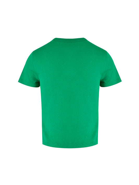 Camiseta Gucci de algodón verde con logo