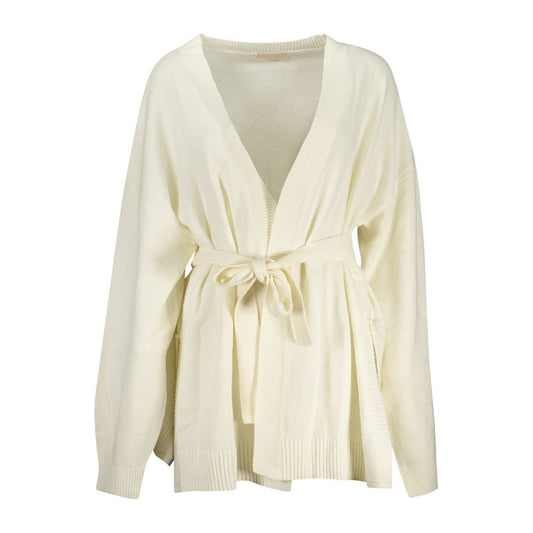 Cárdigan blanco de acrílico para mujer Guess Jeans