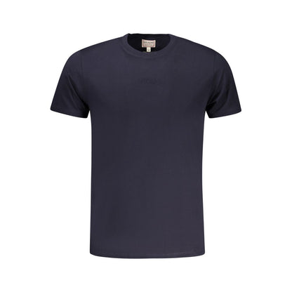 Guess Jeans Camiseta de algodón azul para hombre