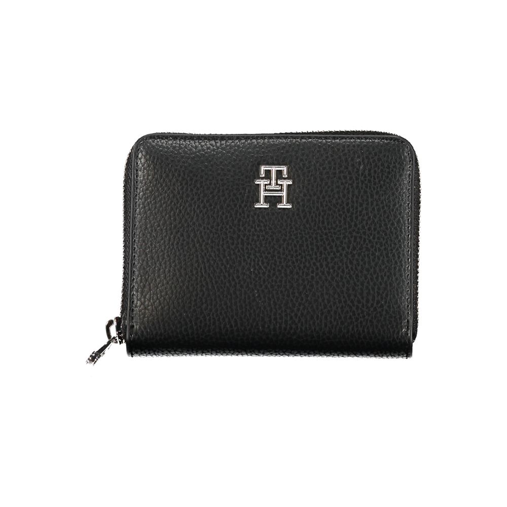 Tommy Hilfiger Cartera de Mujer de Poliuretano Negro