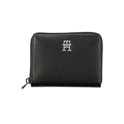 Tommy Hilfiger Cartera de Mujer de Poliuretano Negro