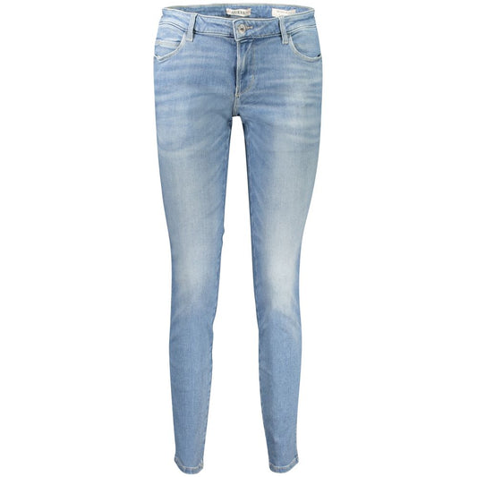 Guess Jeans Vaqueros ajustados de algodón azul para mujer