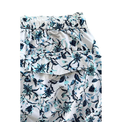 Trussardi Beachwear Bañador de Hombre de Poliéster Blanco