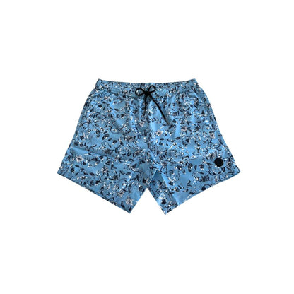Bañador de hombre Trussardi Beachwear de poliéster azul claro