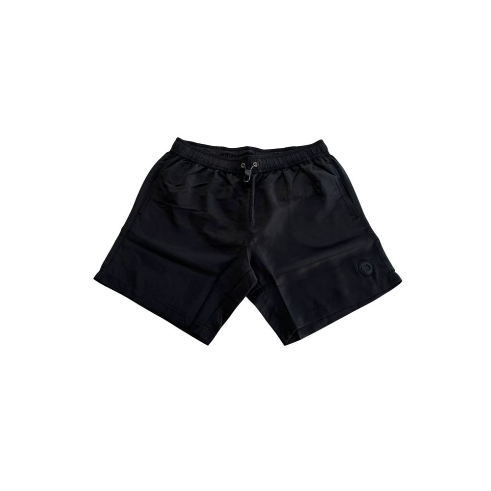 Bañador de hombre Trussardi Beachwear de poliéster negro