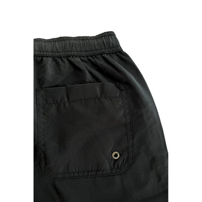 Bañador de hombre Trussardi Beachwear de poliéster negro