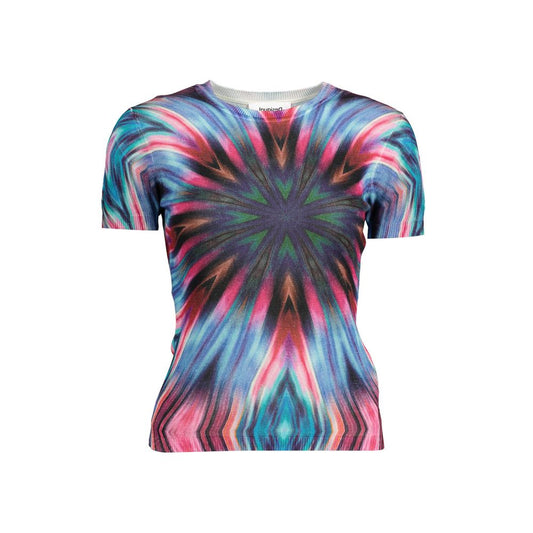 Camiseta Desigual Azul de Viscosa para Mujer