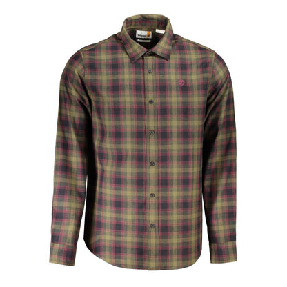 Camisa de hombre Timberland Verde de algodón