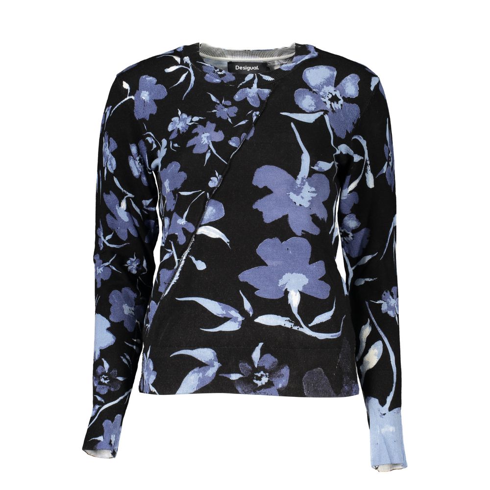 Jersey Desigual de viscosa negro para mujer