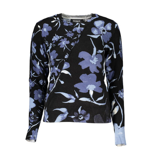 Jersey Desigual de viscosa negro para mujer