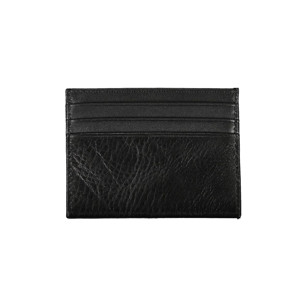 Portefeuille Tommy Hilfiger en cuir noir pour homme