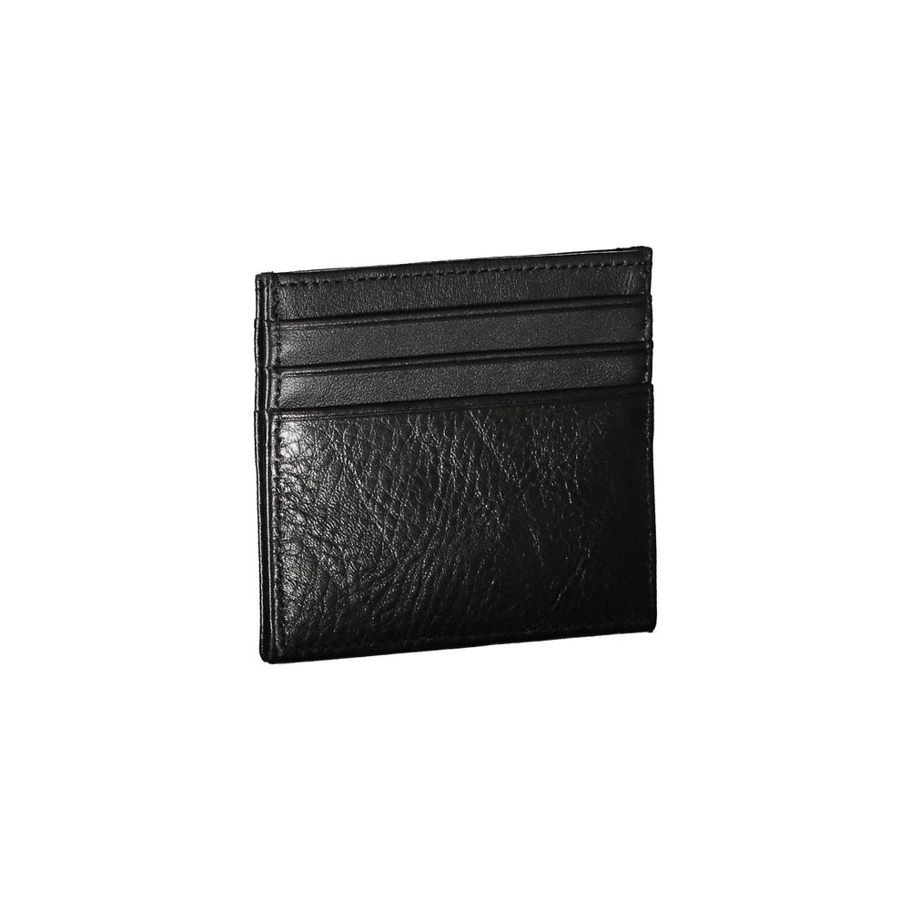 Portefeuille Tommy Hilfiger en cuir noir pour homme