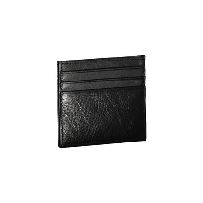 Portefeuille Tommy Hilfiger en cuir noir pour homme