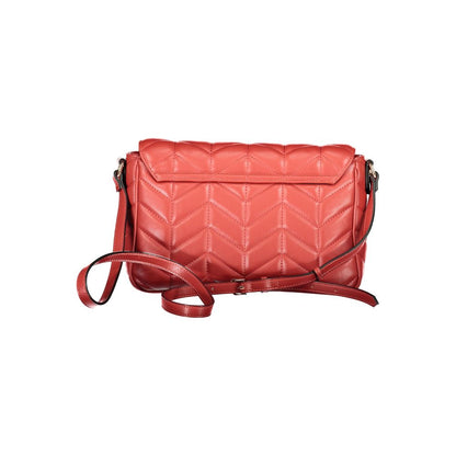 Bolso de poliuretano rojo para mujer Mario Valentino