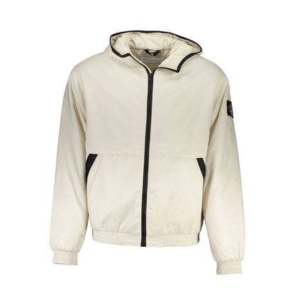 Chaqueta de hombre Calvin Klein de poliéster reciclado beige