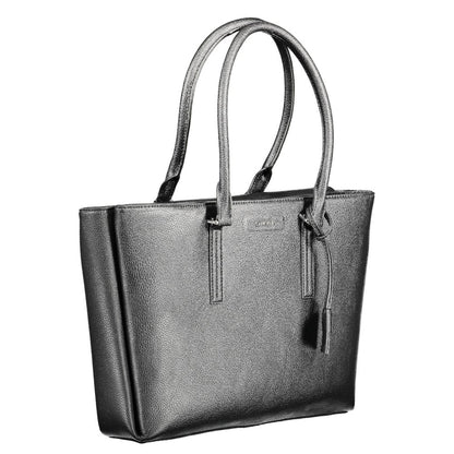 Bolso de Hombro de Poliuretano Negro Calvin Klein para Mujer