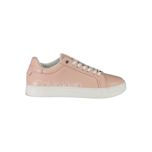 Zapatillas de cuero Rosa para mujer de Calvin Klein