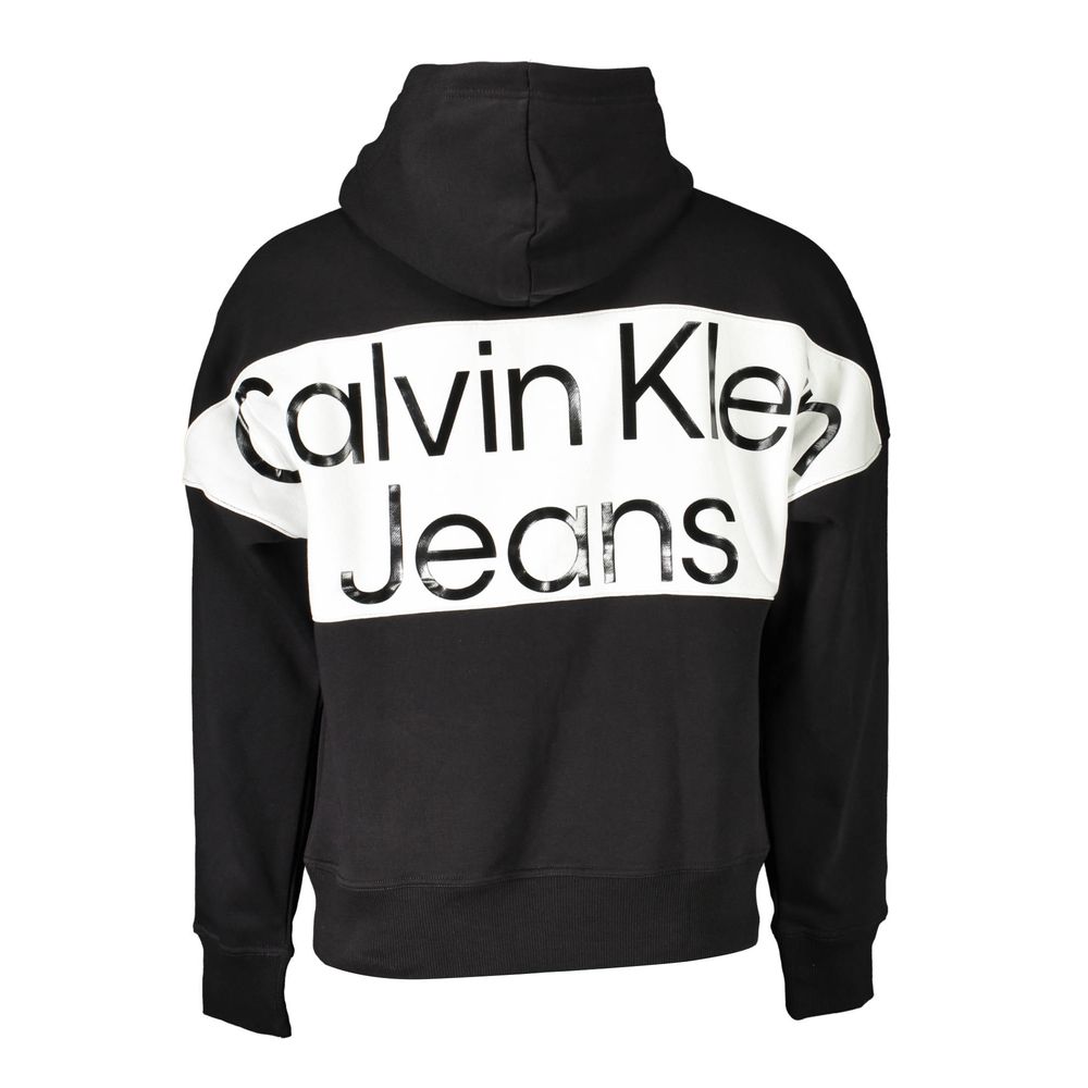 Sudadera de algodón negro para hombre Calvin Klein