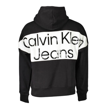 Sudadera de algodón negro para hombre Calvin Klein