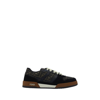 Zapatillas bajas Fendi de piel de ternera multicolor Bos Taurus