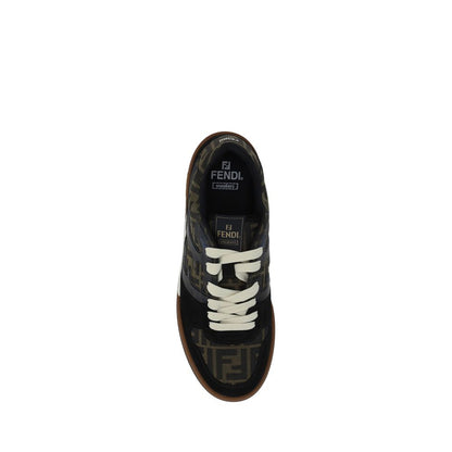 Zapatillas bajas Fendi de piel de ternera multicolor Bos Taurus