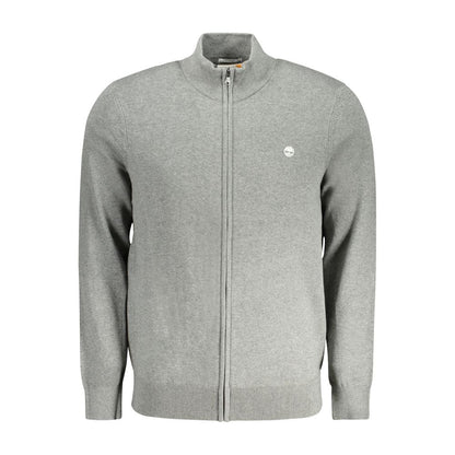 Cárdigan Timberland gris de algodón orgánico para hombre