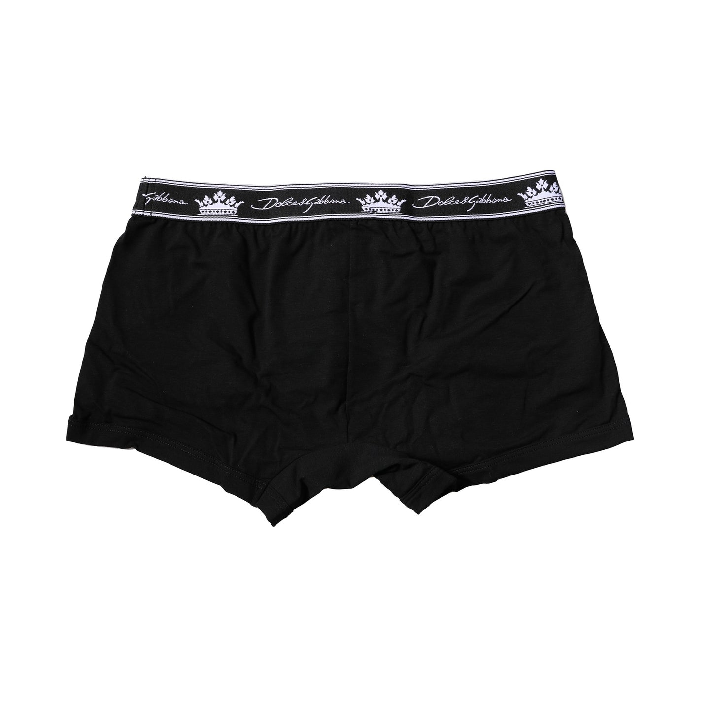 Bóxer regular Dolce & Gabbana de algodón elástico negro