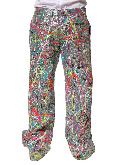 Pantalones con lentejuelas multicolor Dolce & Gabbana