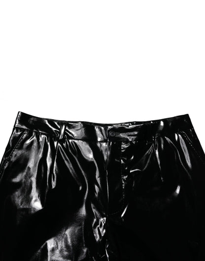 Pantalones rectos de hombre Dolce & Gabbana de nailon negro