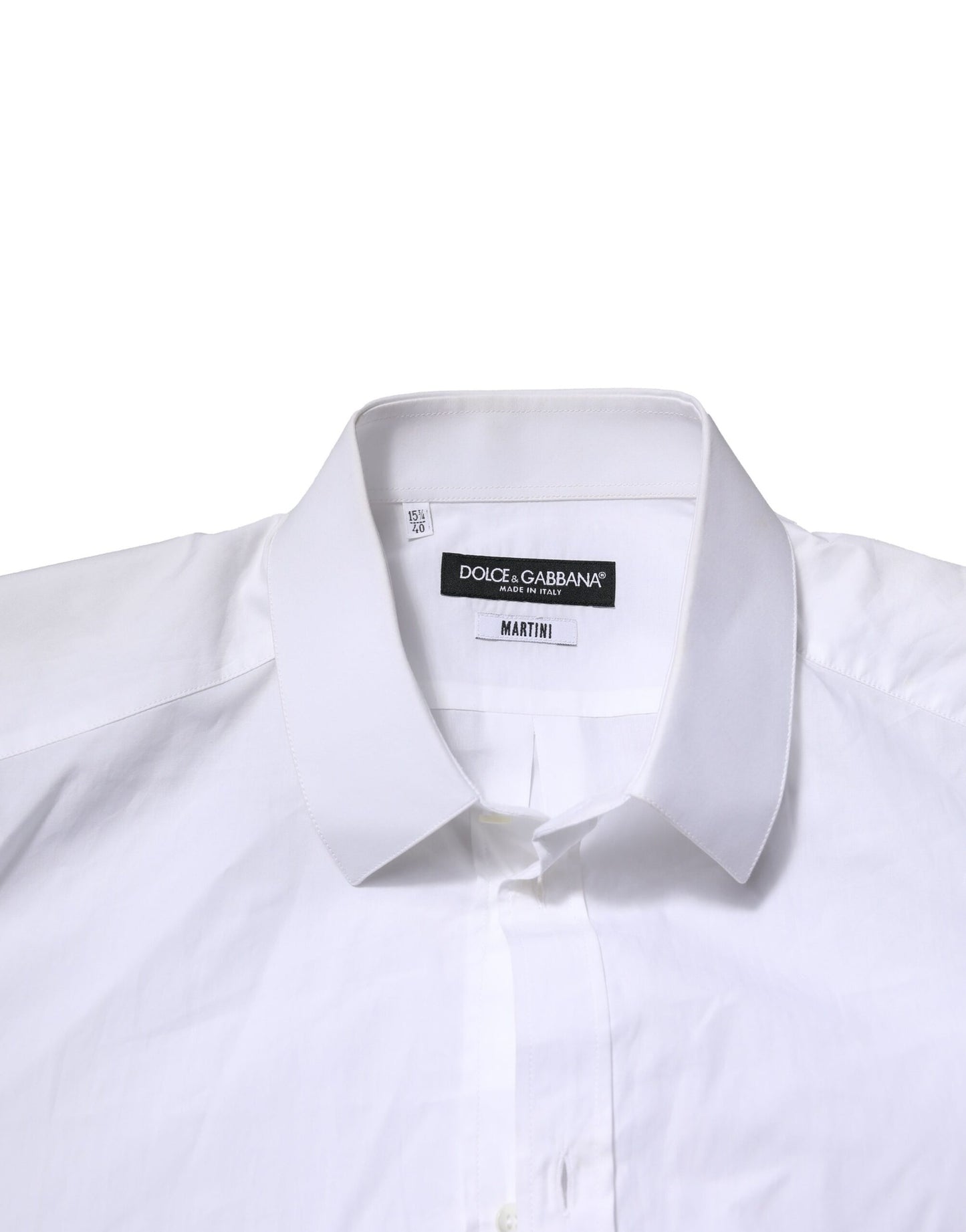 Camisa Formal de Manga Larga para Hombre Dolce & Gabbana Blanca MARTINI