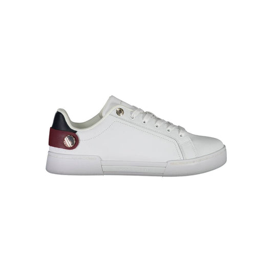 Tommy Hilfiger Zapatillas de mujer de poliuretano blancas
