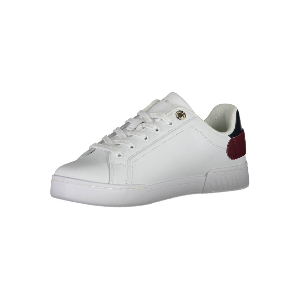 Tommy Hilfiger Zapatillas de mujer de poliuretano blancas