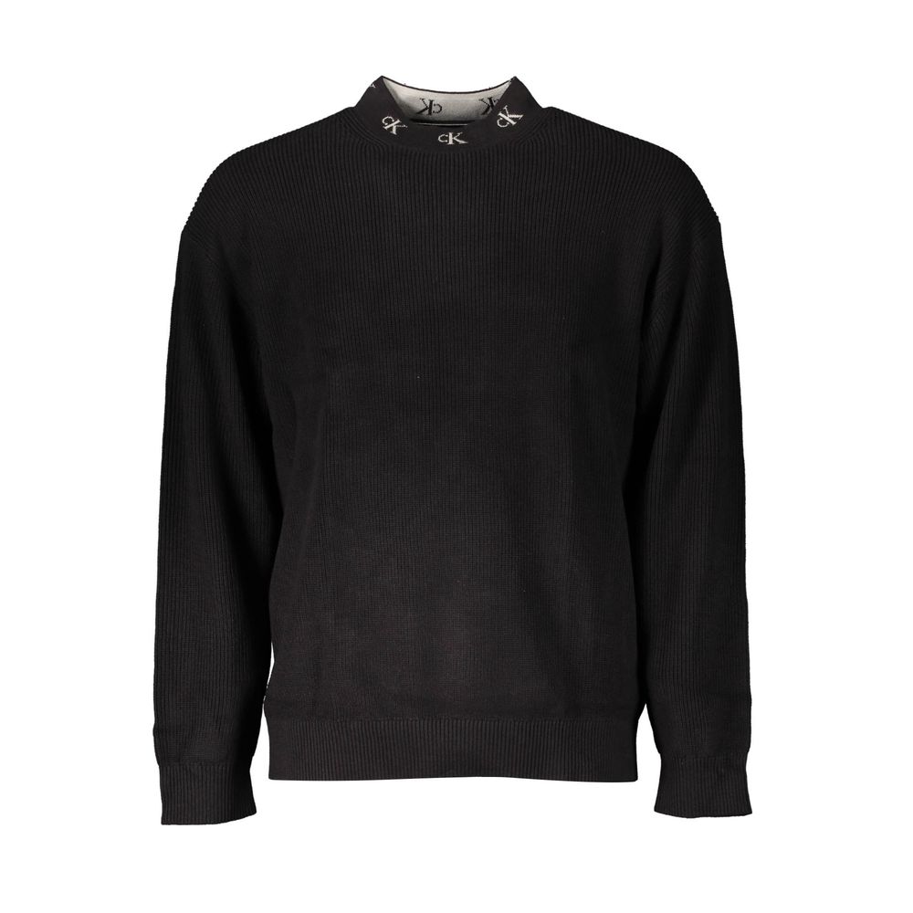 Calvin Klein "Suéter de algodón negro para hombre"