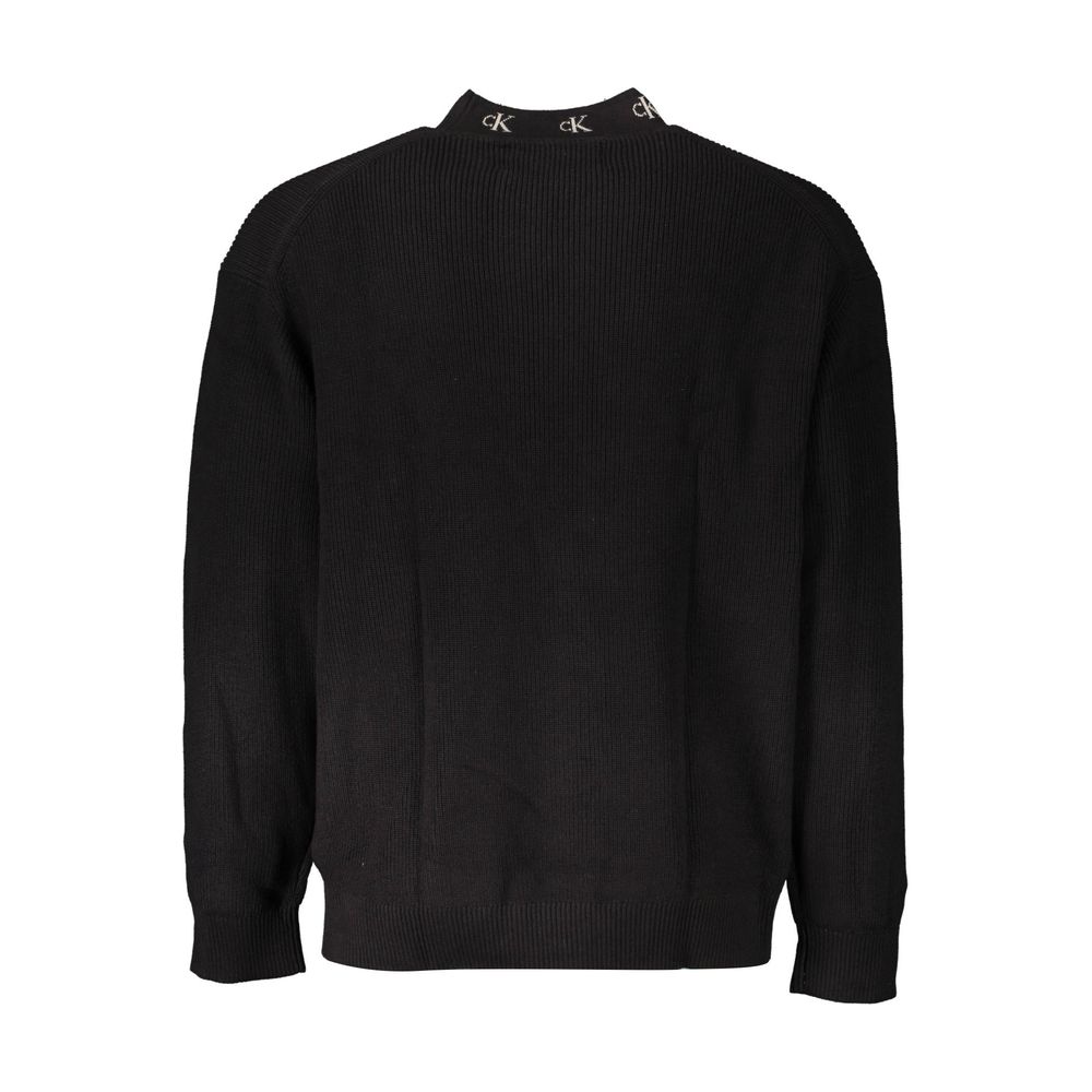 Calvin Klein "Suéter de algodón negro para hombre"