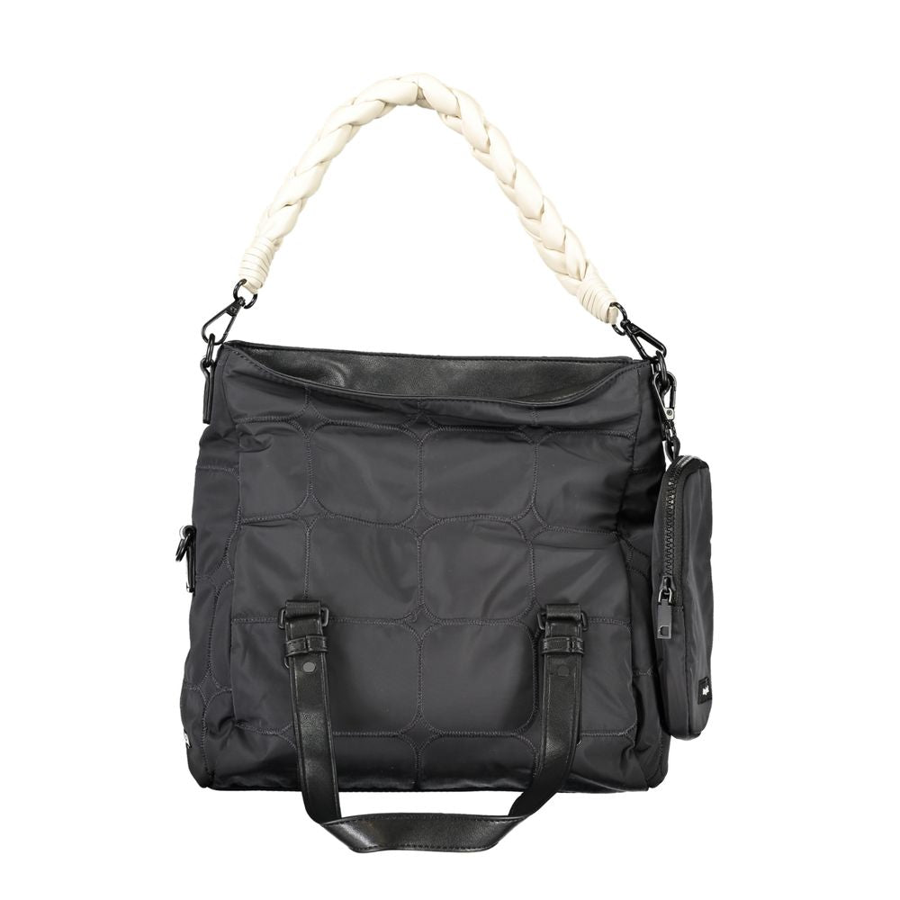 Bolso de mano Desigual de poliéster negro para mujer