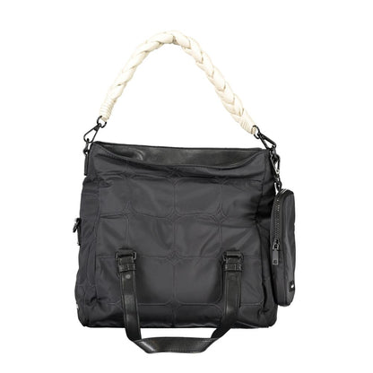 Bolso de mano Desigual de poliéster negro para mujer