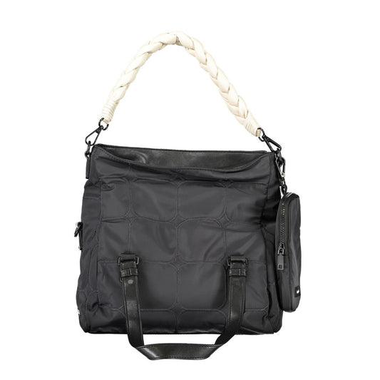 Bolso de mano Desigual de poliéster negro para mujer