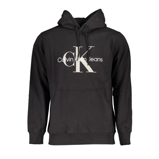 Sudadera de algodón negro para hombre Calvin Klein