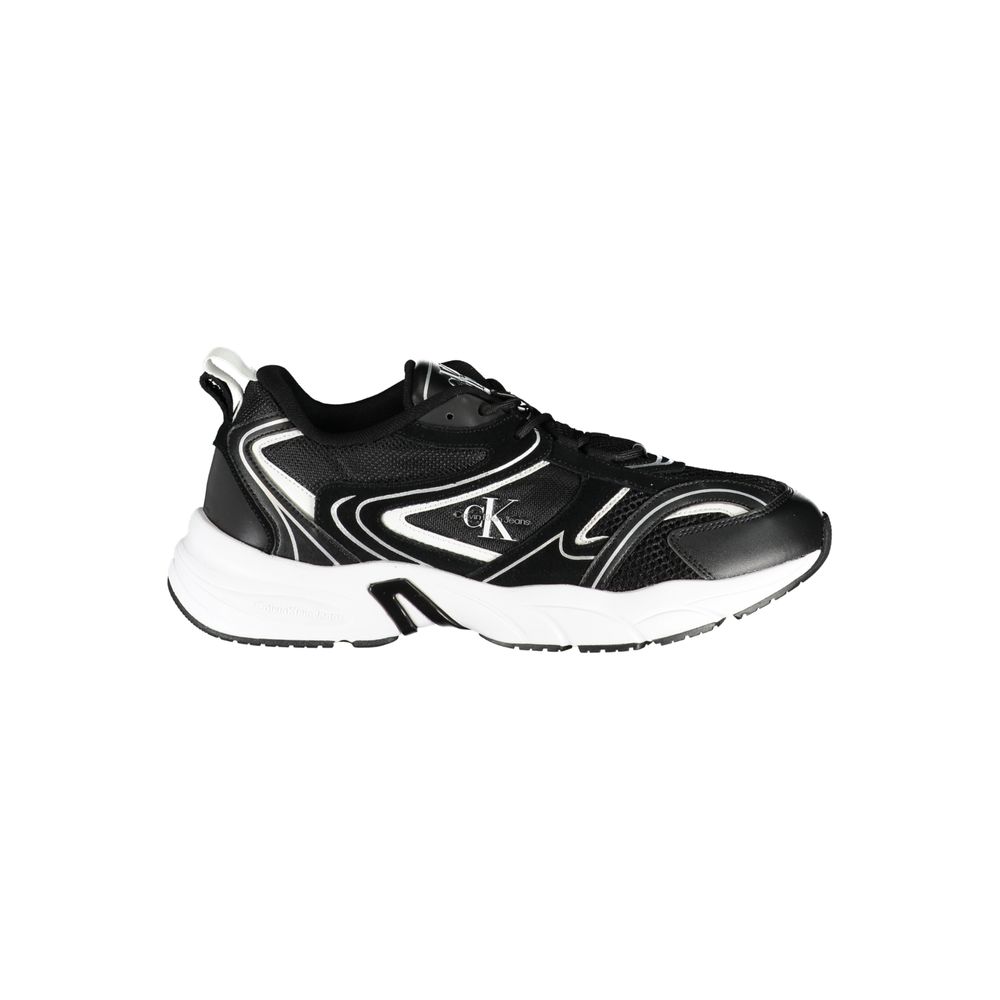Zapatillas de hombre de poliuretano negras Calvin Klein