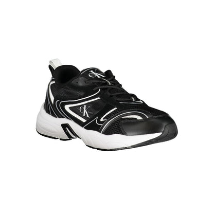 Zapatillas de hombre de poliuretano negras Calvin Klein