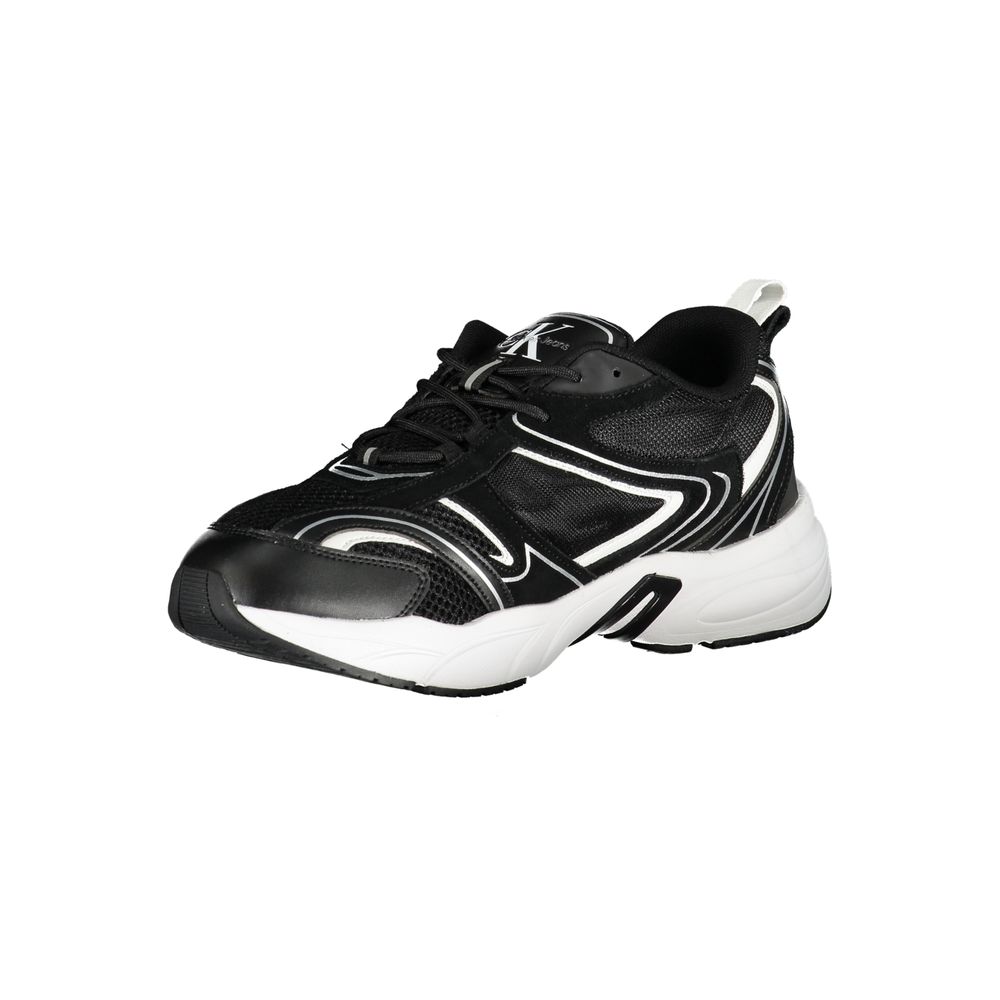 Zapatillas de hombre de poliuretano negras Calvin Klein