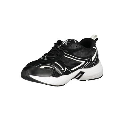 Zapatillas de hombre de poliuretano negras Calvin Klein